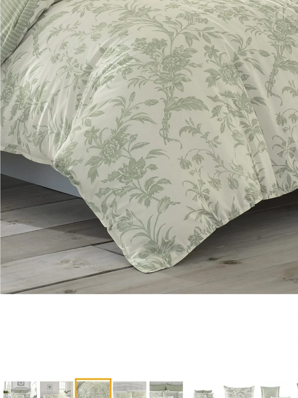 Laura Ashley Home - Queen Duvet Cover Set, Reversible Cotton Bedding